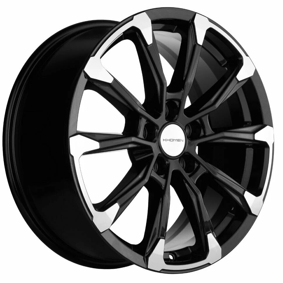 Диски Khomen Wheels KHW1808 7.5x18/5x108 D63.3 ET46 KHOMEN-WHEELS-BLACK-FP