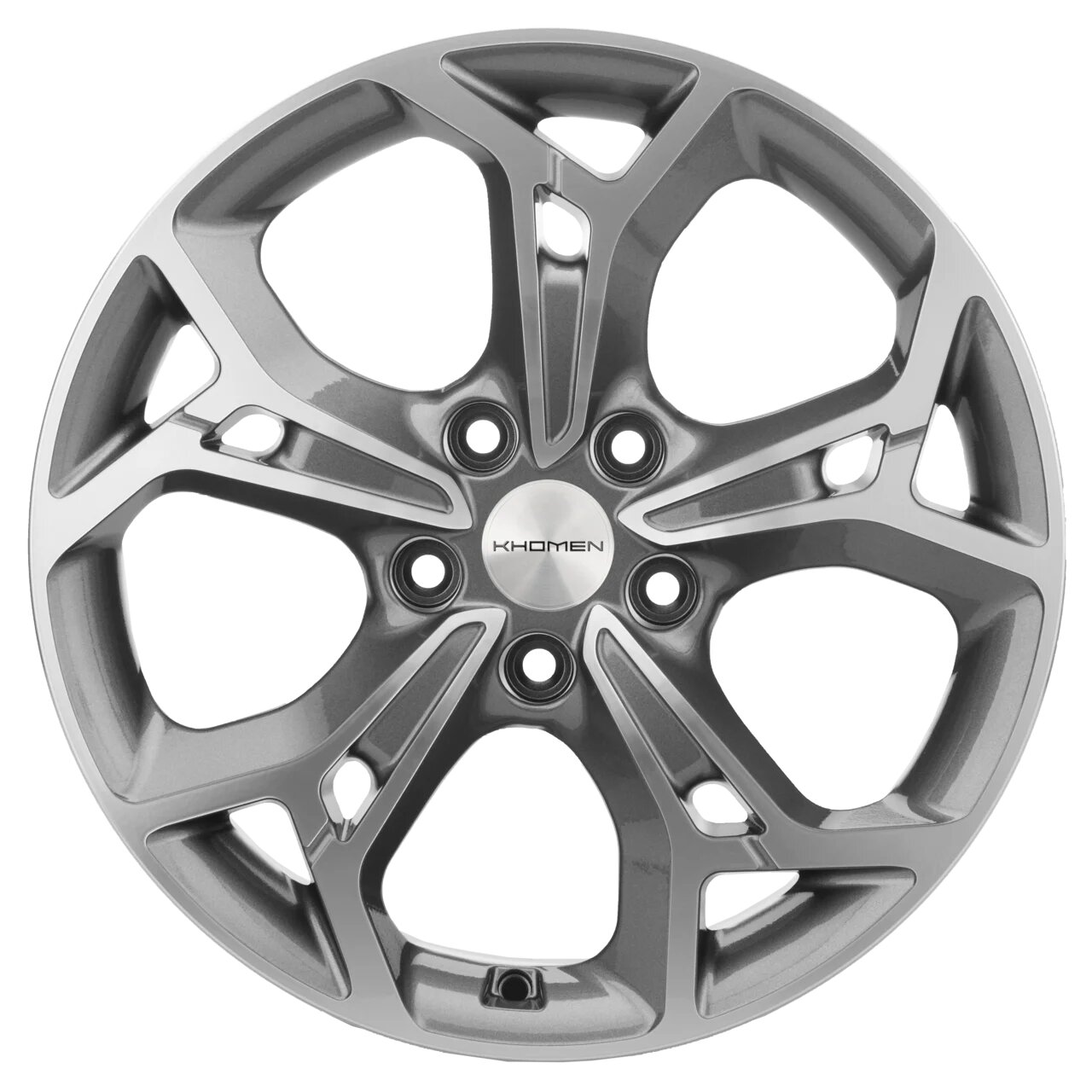 Диски Khomen Wheels KHW1803 7x18/5x114.3 D66.6 ET37 KHOMEN-WHEELS-GRAY-FP
