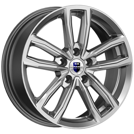 Диски K&K Каланг 6.5x17/5x114.3 D60.1 ET45 K-AND-K-DARK-PLATINUM