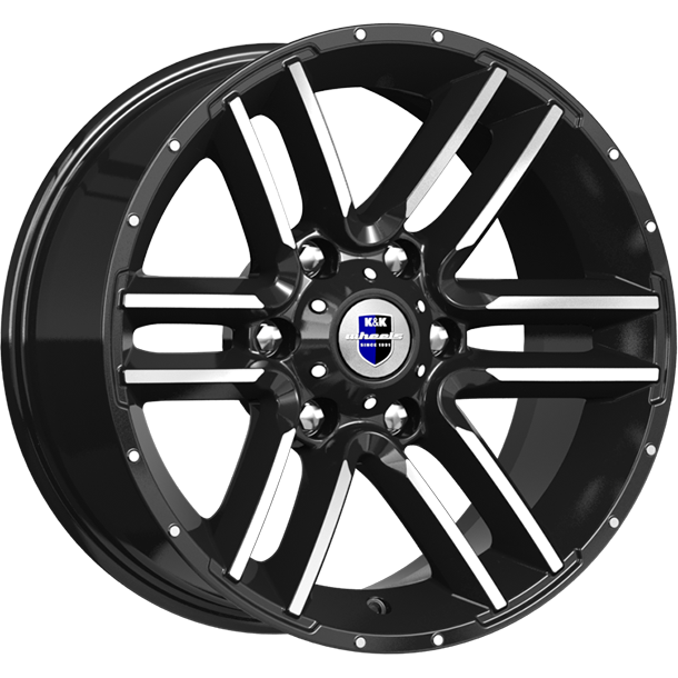 Диски K&K Алгама 8x17/6x139.7 D106.1 ET-20 K-AND-K-ALMAZ-CHERNYY