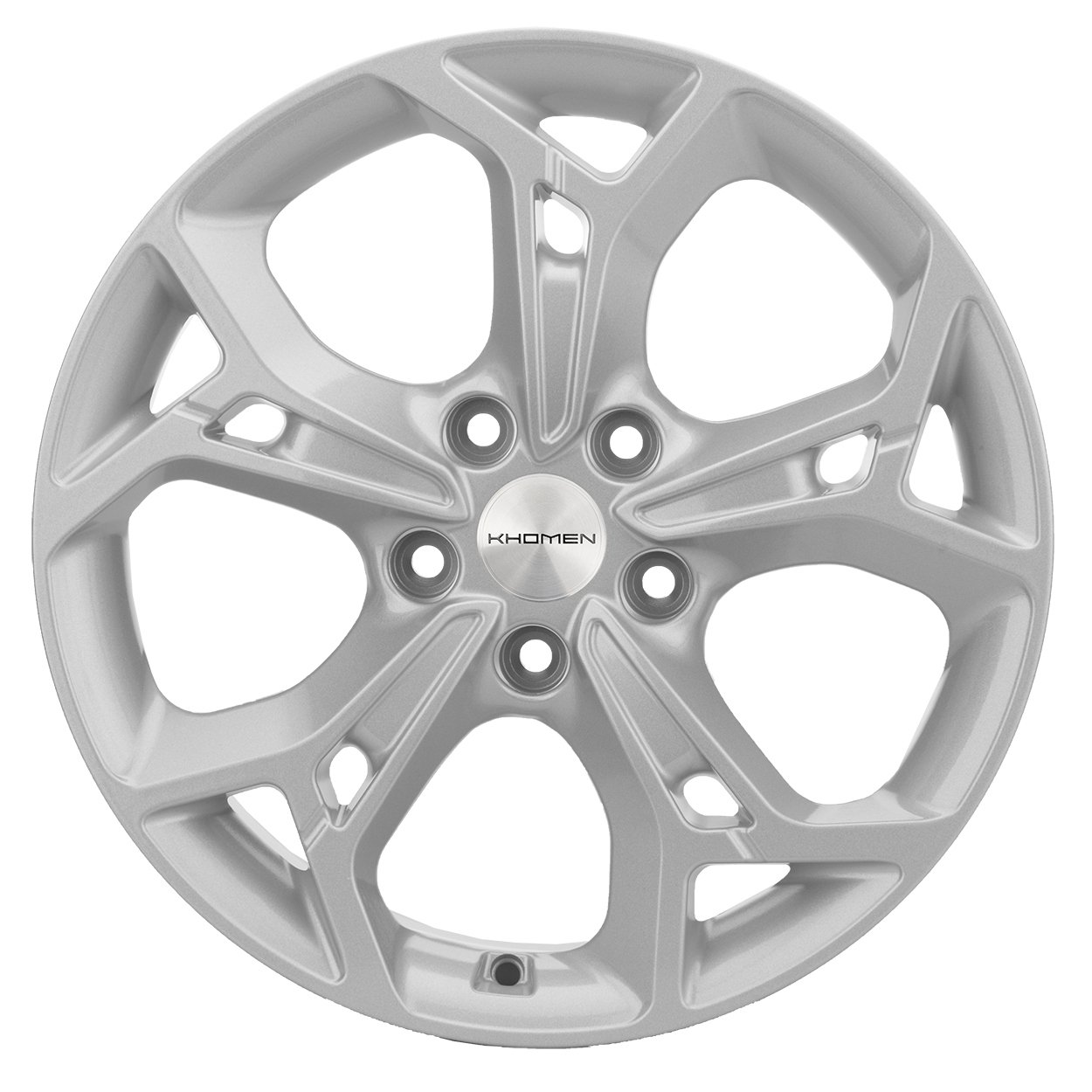 Диски Khomen Wheels KHW1702 7x17/5x114.3 D67.1 ET50 KHOMEN-WHEELS-F-SILVER