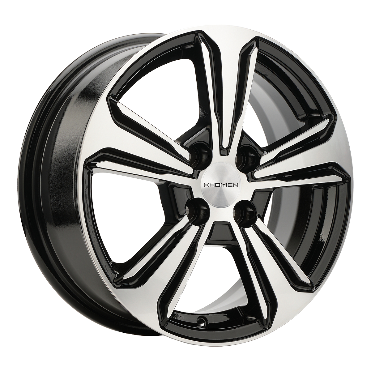 Диски Khomen Wheels KHW1502 6x15/4x100 D60.1 ET50 KHOMEN-WHEELS-BLACK-FP