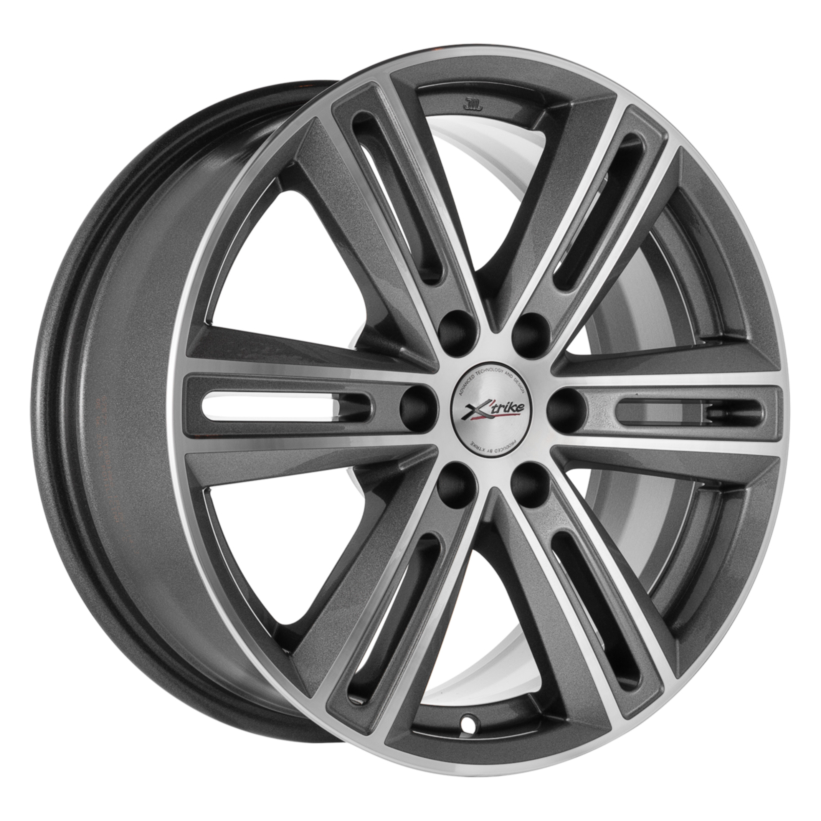 Диски X'trike X-124 7.5x17/6x139.7 D100.1 ET25 X-TRIKE-HSB-FP