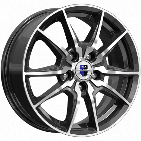 Диски K&K Адамар 6.5x16/5x105 D56.6 ET38 K-AND-K-ALMAZ-CHERNYY