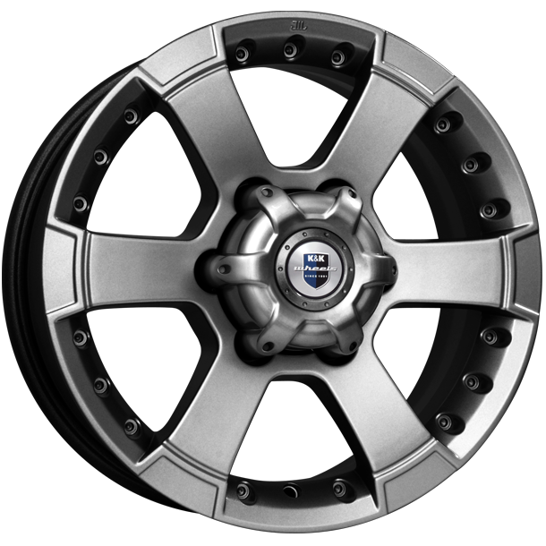 Диски K&K M56 7x16/6x139.7 D100.1 ET38 K-AND-K-DARK-PLATINUM