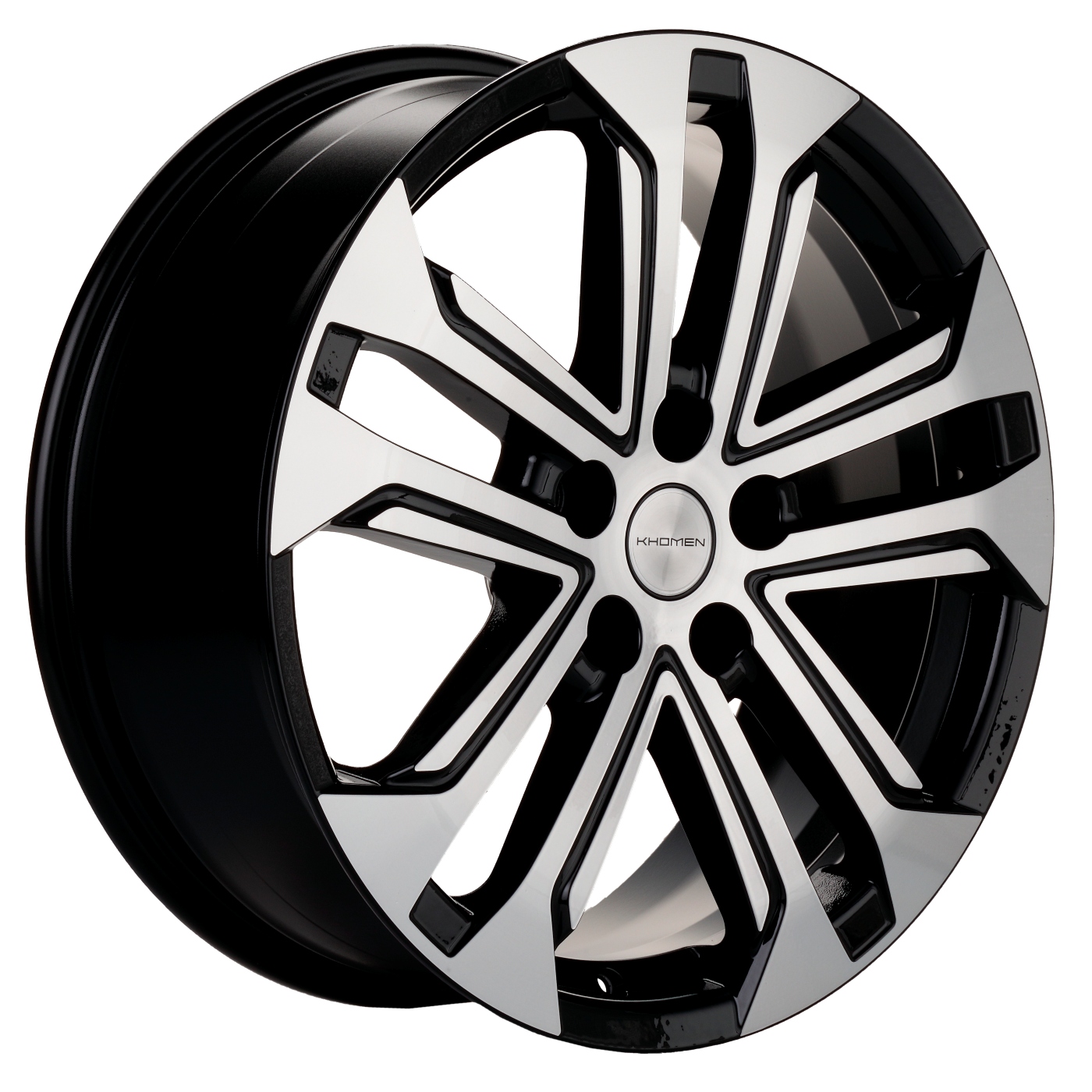 Диски Khomen Wheels KHW1803 7x18/5x114.3 D67.1 ET50 KHOMEN-WHEELS-BLACK-FP