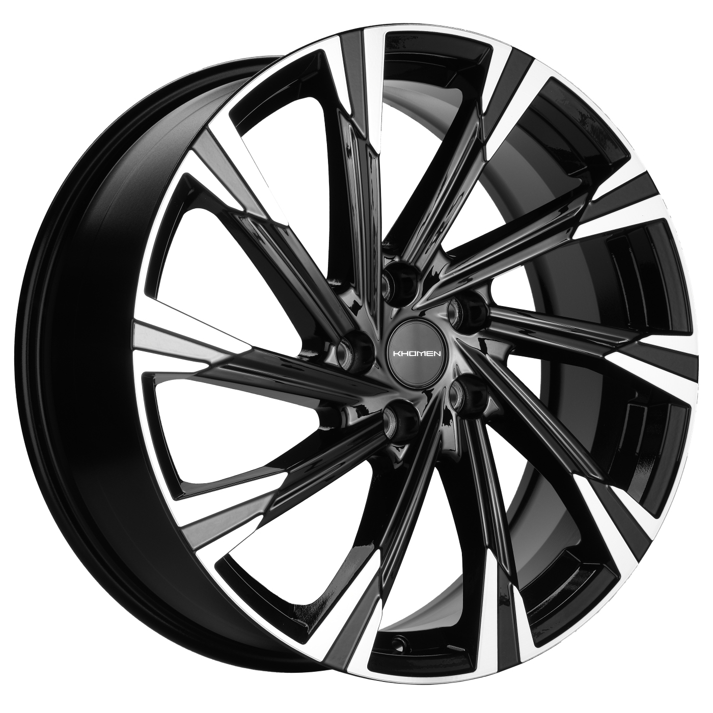 Диски Khomen Wheels KHW1901 7.5x19/5x114.3 D67.1 ET45 KHOMEN-WHEELS-BLACK-FP