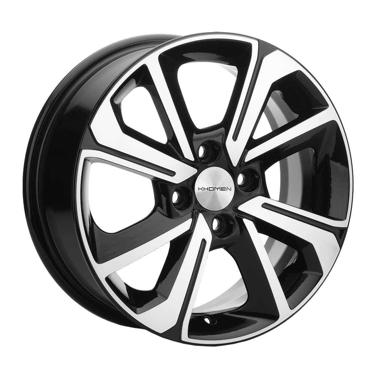 Диски Khomen Wheels KHW1501 6x15/4x100 D54.1 ET48 KHOMEN-WHEELS-BLACK-FP