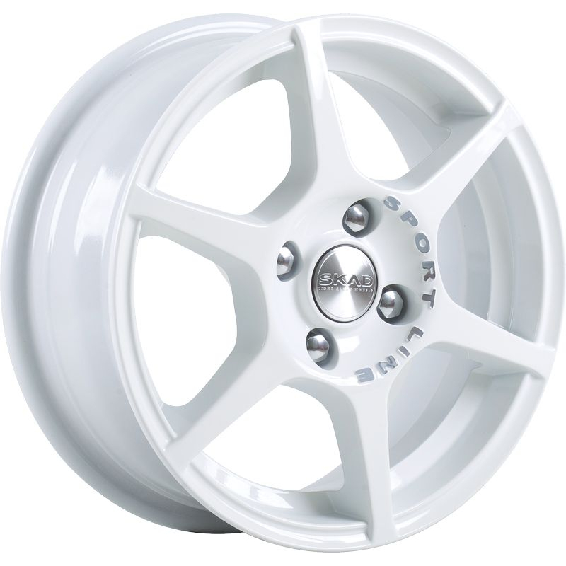 Диски Скад Ягуар 5.5x14/4x98 D58.6 ET38 SKAD-ALMAZ-BELYY