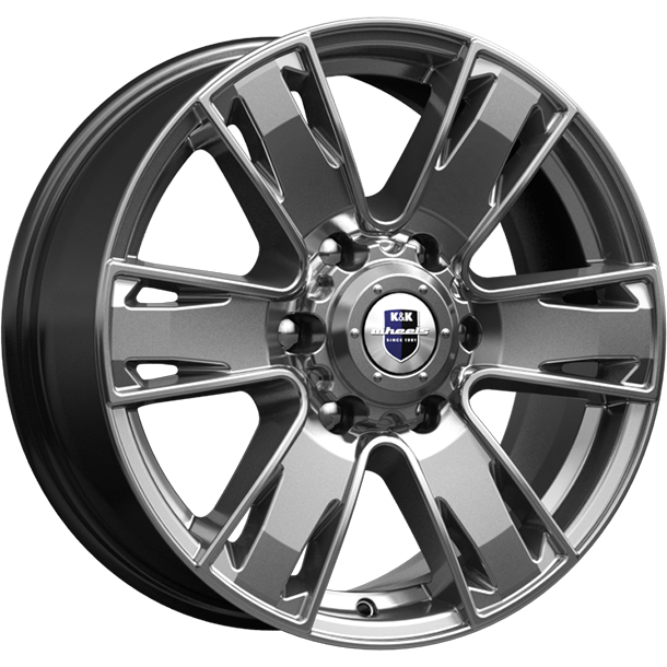 Диски K&K Севенна 7x17/6x139.7 D100.1 ET33 K-AND-K-DARK-PLATINUM
