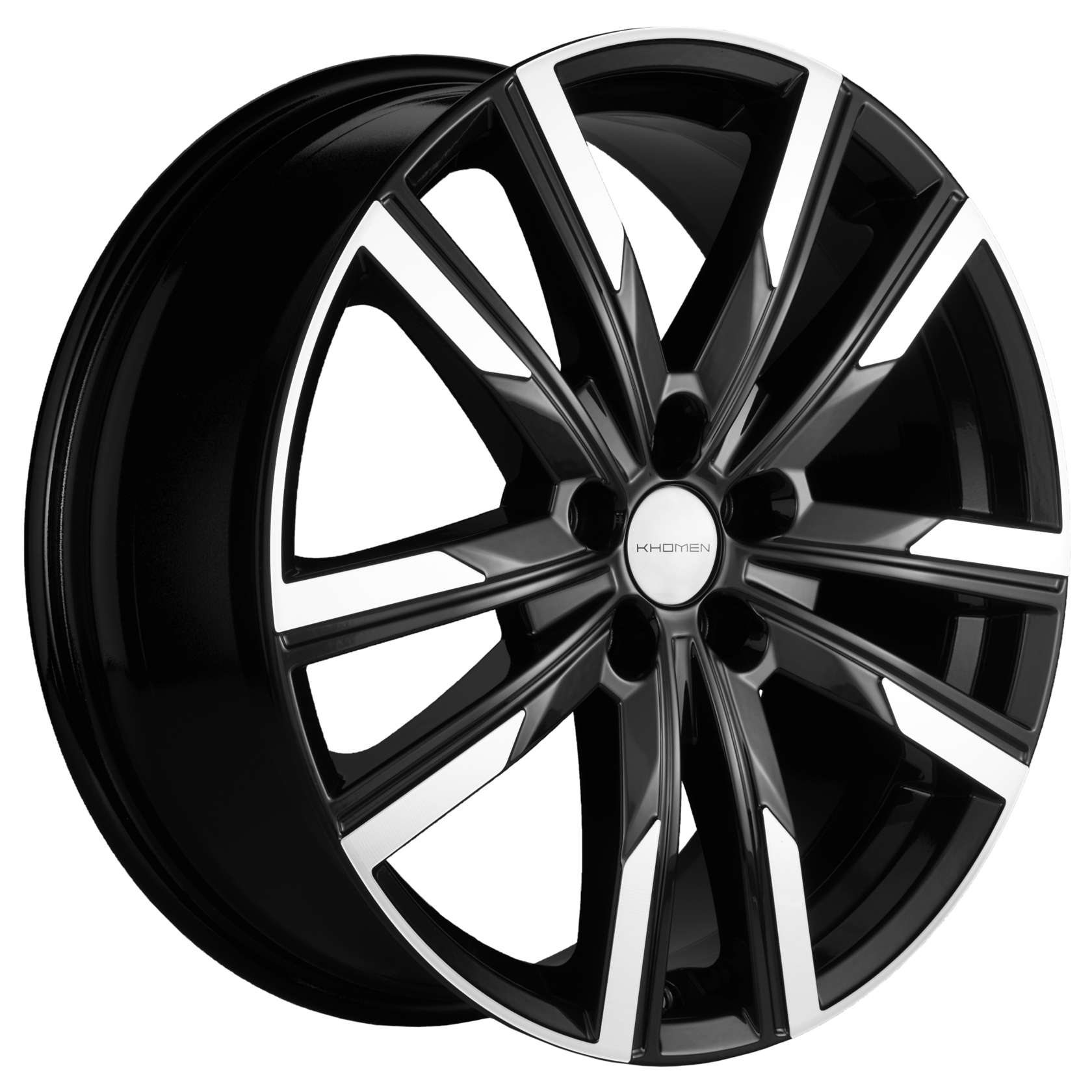 Диски Khomen Wheels KHW1905 7.5x19/5x114.3 D67.1 ET45 KHOMEN-WHEELS-BLACK-FP