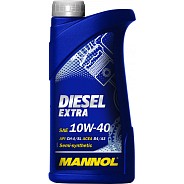 Моторное масло Mannol Diesel Extra 10W40 полусинтетическое 1 л