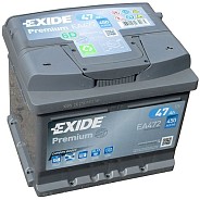 Аккумулятор Exide Premium EA472 12V 47Ah 450A R+