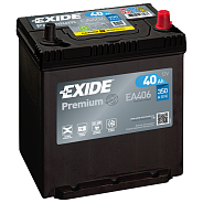Аккумулятор Exide Premium EA406 12V 40Ah 350A R+
